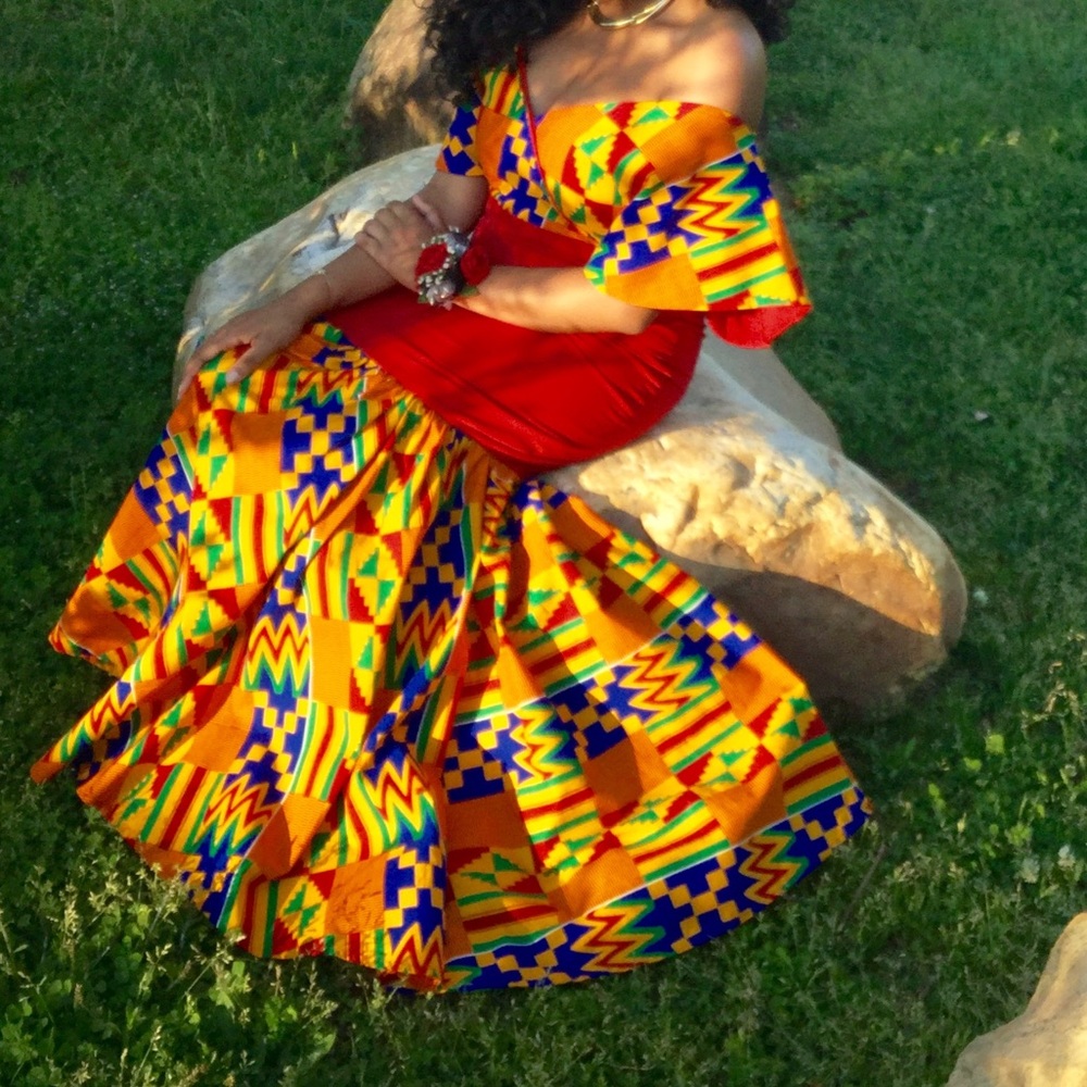Kente Formal/Prom Dress